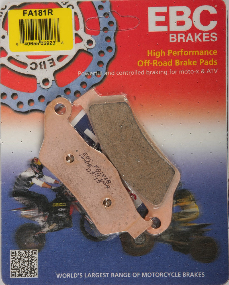 EBC Brakes Double-H Sintered Superbike Brake Pads Front - FA181R EBC Brakes Double-H Sintered Superbike Brake Pads Front - FA181R